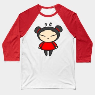 Pucca with a Panda Baseball T-Shirt